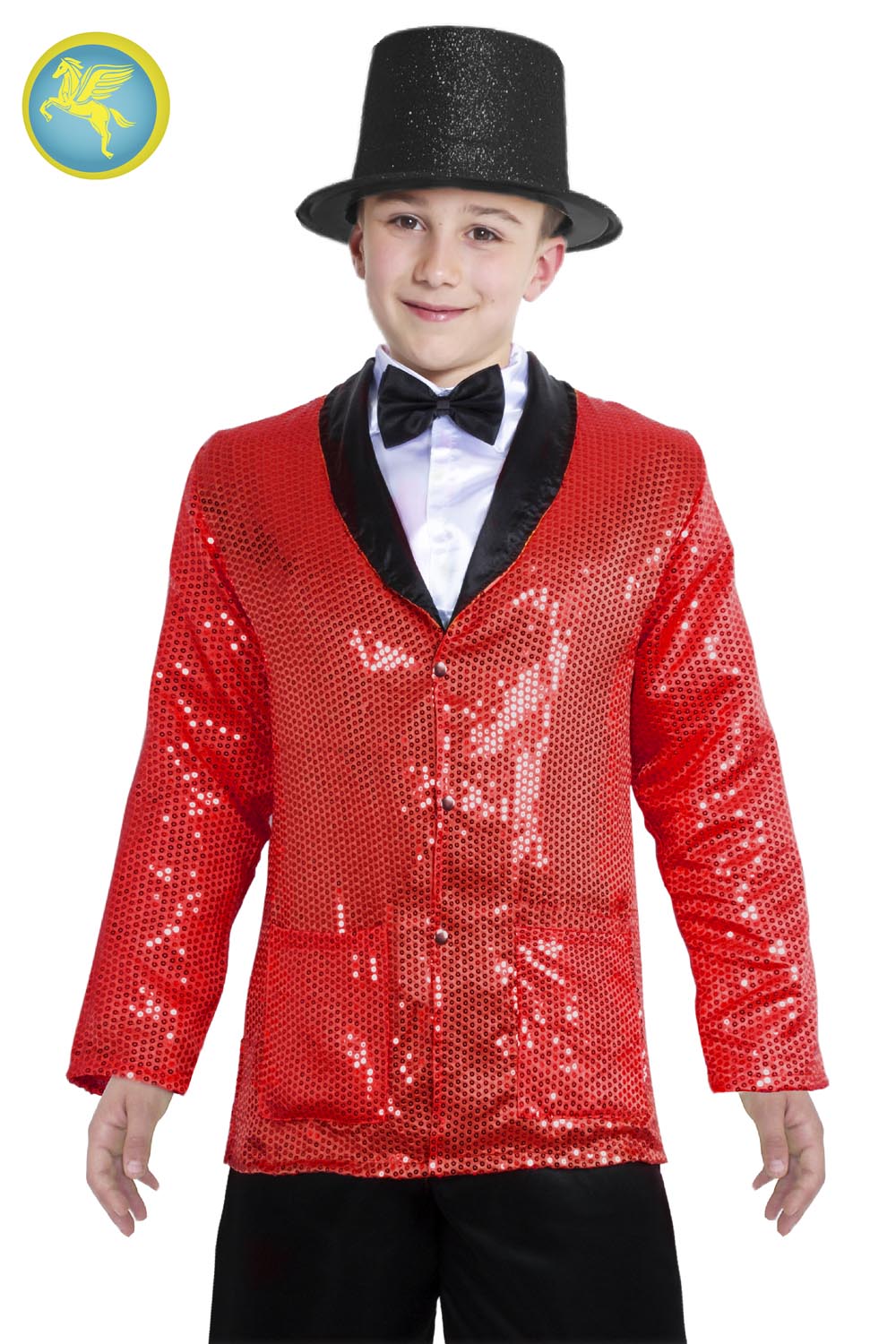 GIACCA PAILLETTES ROSSO